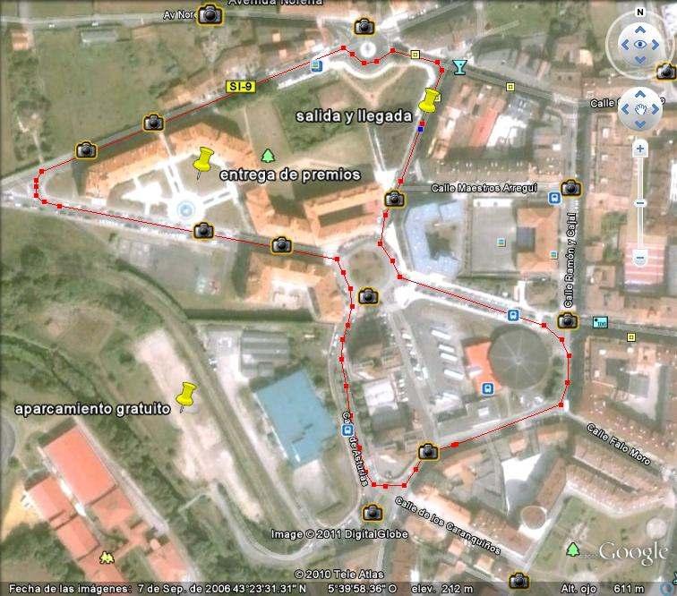 Circuito urbano Pola de Siero http://maps.google.es/maps?ll=43.391391,-5.