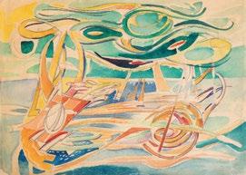 litografías de Chagall, Miró, acuarelas de Dalí y dibujos de Picasso.