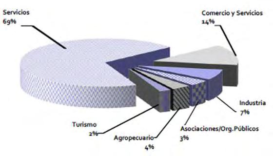 Perfil de la asociada Distribución por Sectores asociadas BPW Spain BPW