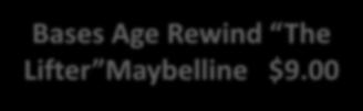 Bases Age Rewind The Lifter Maybelline