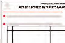 2 proceso electoral Federal 2008-2009 RECUERDA: únicamente deben sellarse las boletas cuando el elector vote por el principio de Representación Proporcional.