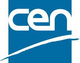 AEN/CTN 108 Relaciones Internacionales CEN Comité Europeo de Normalización fundado en 1.