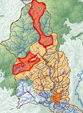 Caso de estudio: El Caraño, cuenca del Río Hacha Principal fuentes de