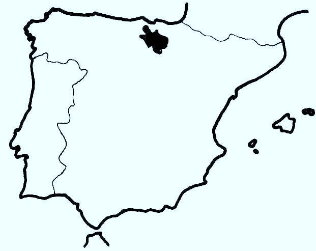 El territorio de Alava se ubica en el Norte de la Península Ibérica, entre los 42º 28 33 y 43º 13 05 de latitud Norte y entre los 0º 24 32 y 1º 27 30 de longitud Este.