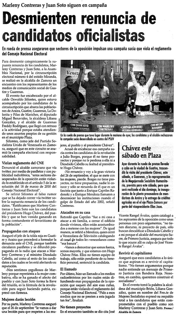 Desmienten renuncia de candidatos oficialistas La Voz