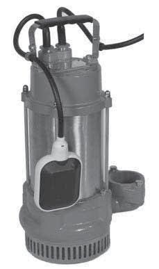 SERIE: QDR Electrobombas sumergibles para drenaje Altura max. (m) Caudal 34 600 max. (l/min) Bombas sumergibles para drenaje de aguas sucias que no contengan sólidos en suspensión.