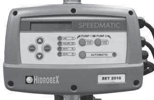 SERIE: SPEEDMATIC Controlador de bombas con variador de velocidad DESCRIPCIÓN INVERTER (variador de frecuencia) para el control de la bomba principal regulando su velocidad para mantener constante y