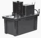El modelo EC-1K incluye un kit con canaleta integrada 230V 50 Hz Qmax 10 l/h Hmax 10 m 0,8 Kg Dimensiones bomba: 104x46x58 mm Dimensiones depósito: 84x46x58 mm 553512 242,00 Evacuación de condensados