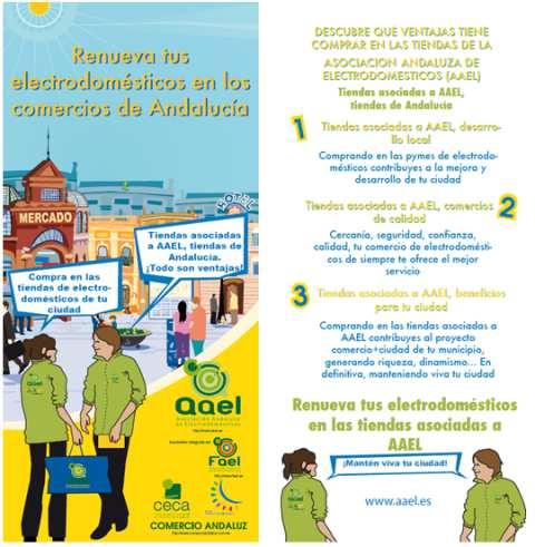 APÚNTATE AL AHORRO ENERGÉTICO Desde la Confederación Empresarial de Comercio de Andalucía (CECA), en colaboración con la Agencia Andaluza de la Energía, se realizó en 2011 una Campaña Itinerante de