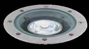 FRGTS EMPOTRBLES Luminario en aluminio inyectado. Protector de cristal templado. O 2 mm CDM-R111 GX8.