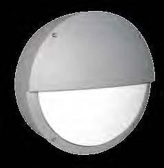 PLIQUES SOBREPONER MURO Luminario en aluminio inyectado. Reflector de acero pintado alta reflectancia.