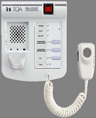 RM-200SF Función de supervisión para detectar fallo en cualquier componente, incluida la cápsula microfónica.