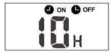 0H" en la pantalla del mando a distancia. 3 Esperar durante 3 segundos y la pantalla digital visualizará nuevamente la temperatura.