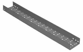Tramo Recto Se proveen con una placa de unión para ancho 50mm y con dos placas de unión para anchos 100 a 600mm, además de sus correspondientes clips y flags.