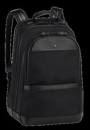 72 / 73 Montblanc Nightflight Backpack Medium Montblanc Nightflight Backpack Large Material: Nylon con estructura reforzada, resistente a las manchas, el agua y los arañazos, ideal para viajes,