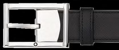 : 116705 Forma: Trapecio Mecanismo: Mecanismo de fácil apertura para ajustar el largo de la correa Material de la correa: Piel Westside negra Emblema: Emblema Montblanc Capa: