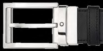 92 / 93 Montblanc Contemporary Line 35 mm Rectangular Roll Shiny Palladium-Coated Pin Buckle Montblanc Contemporary Line 35 mm Curved Rectangular Shiny Palladium-Coated Pin Buckle Montblanc