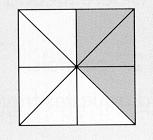 Unitat 3: Fraccions 1. Expressa amb una fracció la part acolorida de cada figura. 2. Escriu les fraccions següents i assenyala-hi, en cada cas, el numerador i el denominador: a) dos terços.