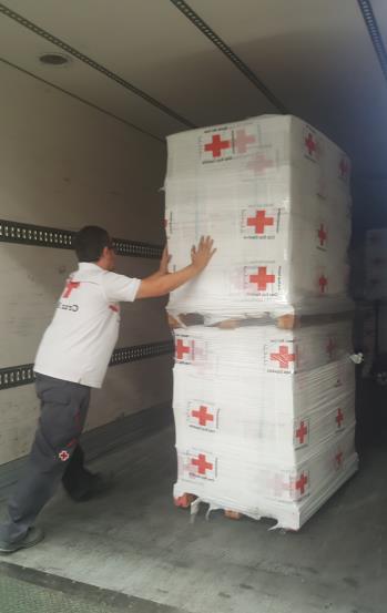 Acciones de la Cruz Roja Española Cruz Roja Española ha apoyado con las siguientes acciones a las Sociedades Nacionales en diferentes países: En Cuba: Cruz Roja Española ha enviado un delegado un