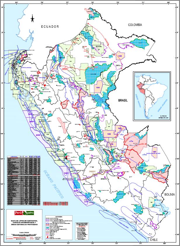 Lotización del territorio peruano De todas las fuentes de energía que consumimos los