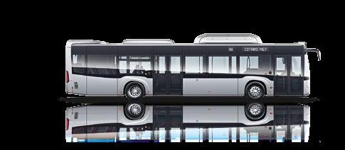 I Un autobús urbano compacto, ideal para líneas con menos afluencia de pasajeros I Especialmente maniobrable y rentable > Página 18 Longitud 12,17 m 102 Plazas de pie: 68 Plazas de asiento: 34