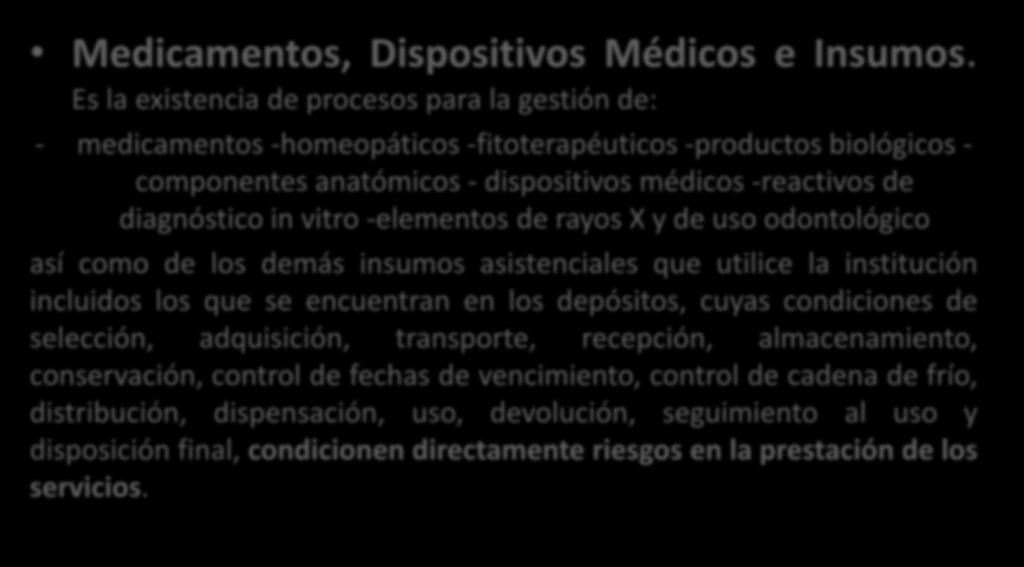 Medicamentos, Dispositivos Médicos e Insumos.