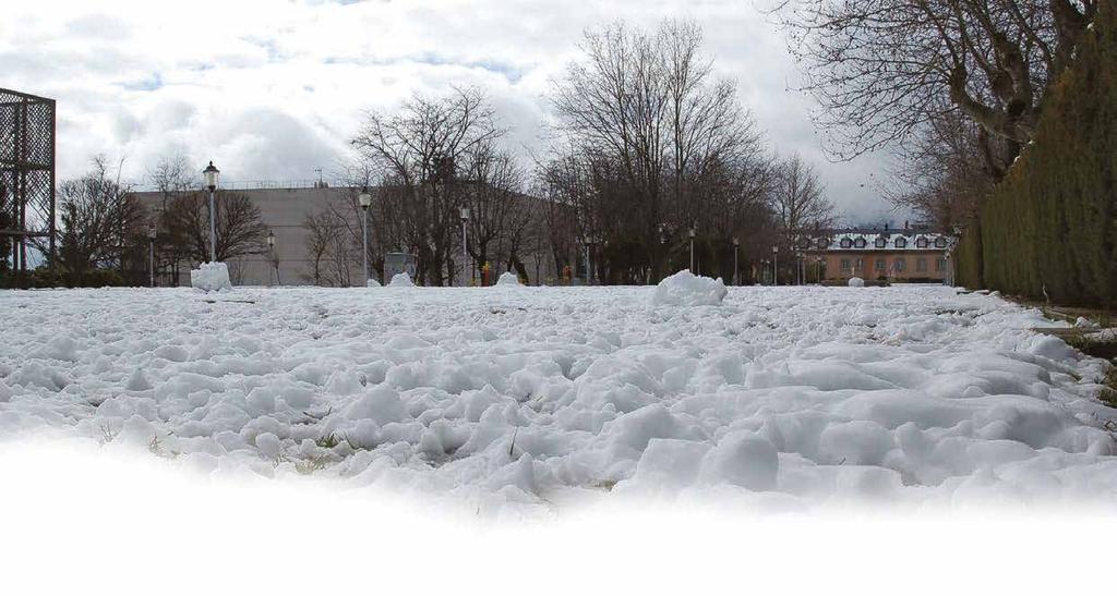 Parque de Terreros y Auditorio COLABORACIÓN CIUDADANA Corresponde a las comunidades de vecinos la limpieza de la nieve acumulada en sus tramos de acera.