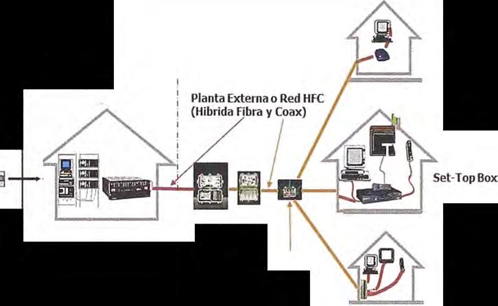 10 e) Equipo de abonado Básicamente se refiere al cable modem que se encuentra en las residencias de los abonados y que hace posible la distribución de los servicios de banda ancha, como por ejemplo