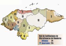Asociaciones que Integran la Red La Red de Instituciones de Microfinanzas de Honduras (RED- MICROH), es una entidad Privada de Desarrollo, sin fines de lucro, con 23 asociaciones afiliadas.