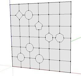 Guardar el resultado en tu pendrive como Práctica 06-Figuras poligonales-ii. Seleccionar la herramienta rectángulo y dibujar un cuadrado vertical de 6000 mm x 6000 mm.
