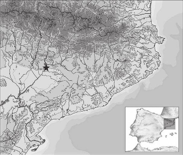 74 FRANCESC GIRAL ROYO Figura 1. Situación geográfica de Camarasa. de estudio por parte de un colaborador, motivo por el que sólo daba noticia y una breve enumeración de los tipos que contenía 4.