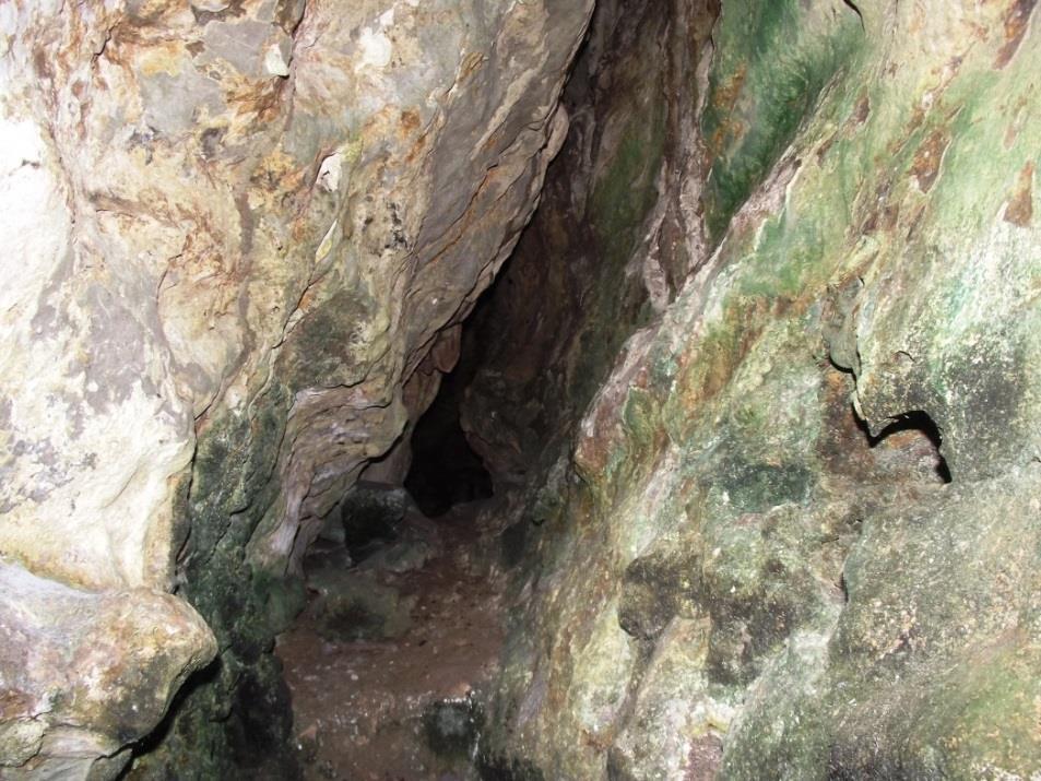 Una segunda cueva fue encontrada un poco arriba de la cueva de Palacio del Rey.