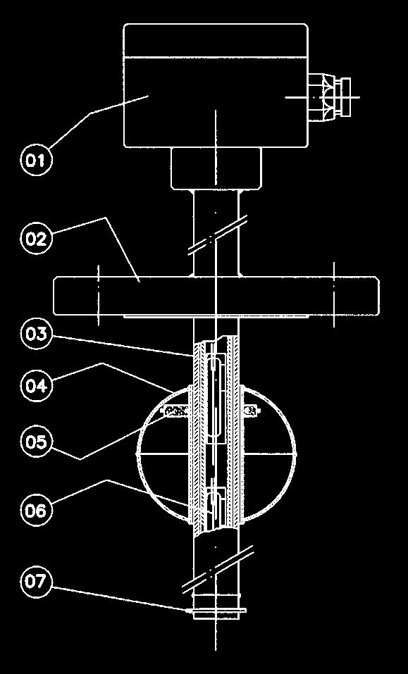 Automatismos de Nivel LC30, LC31, LCM11, LCM12 Funcionamiento En el interior de un tubo guía, se ha montado a la altura conveniente, un contacto reed que actúa de automatismo.