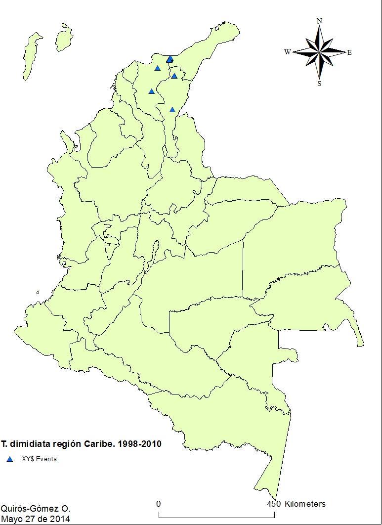 Departamento de Santander, Boyacá, Casanare, Arauca y Huila. Figura 2.