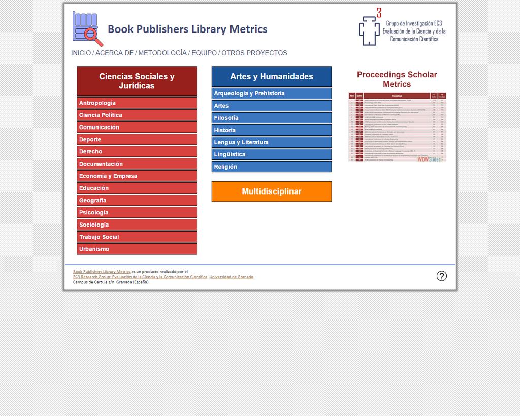 4.- Indicios de calidad de los libros Prestigio editorial Book Publishres Library Metrics Mide la difusión y