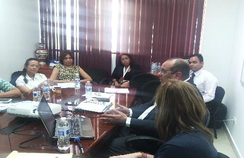 Edwin Rodríguez, Consultor Nacional, en reunión realizada en las oficinas de la Secretaría Técnica de