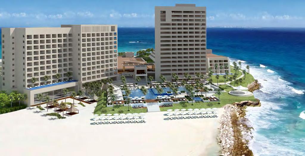 Las personas que califiquen para el incentivo para ir a la Riviera Maya disfrutarán de una estadía con todo incluido en el nuevo Hyatt Ziva Cancun.