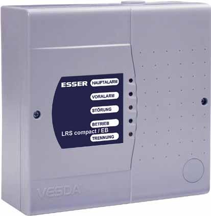 Lazo Esserbus: componentes Detector de aspiración Vesda EB Especificaciones Técnicas 800 m 2 Área de cobertura Tubería: Diámetro interno: 15-21mm Diámetro externo: 25 mm Gama de sensibilidad: 5