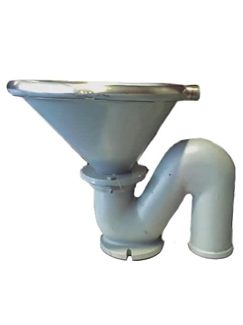 HY001 hygolet hygiene service W.C. Sello de agua. Base de asiento en tubo de 1¼ Ø acero inoxidable y cuerpo de cono, en lamina de acero inoxidable, calibre no. 18 Tipo-304.
