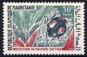 1969 Mayo 26 : Control Biológico de plagas en palmeras (Y & T : 268) (Scott : 266).