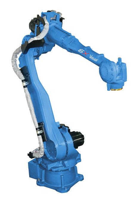 con facilidad robots de 3, 5 o 6 ejes indistintamente y da acceso al servicio Sepro en todo el mundo.
