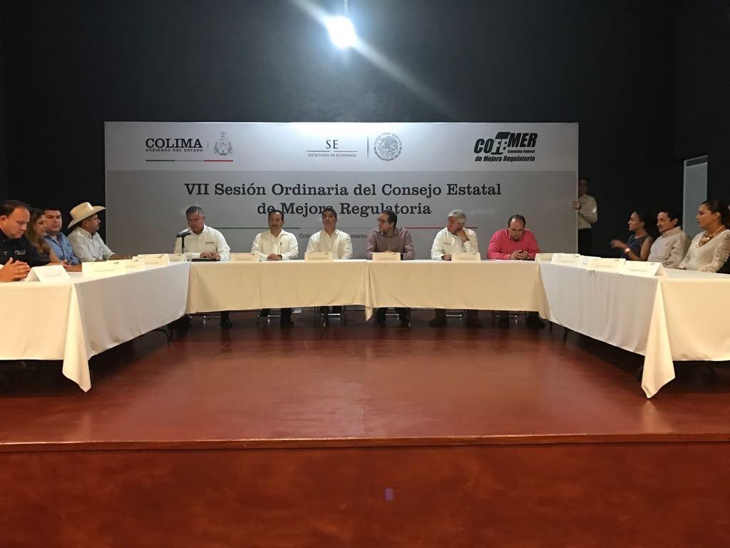 Firma de Convenio en materia de Mejora Regulatoria con el Gobierno del estado de Colima y los 10 municipios El pasado 28 de marzo del 2017, el Mtro.