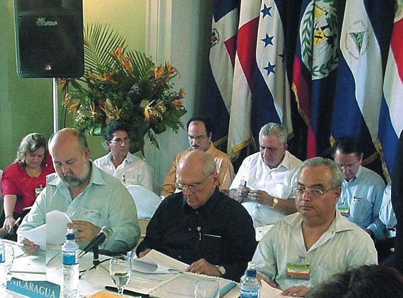 Sesión de Trabajo de los Presidentes de Centroamérica, dirigida por el Presidente Pro Tempore del