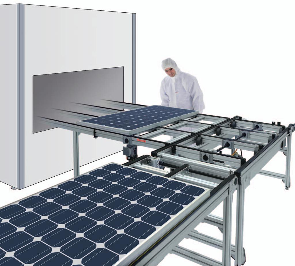 12 El sistema para la industria solar Sistema transfer TS 2pv. Cuidadoso, limpio, económico.