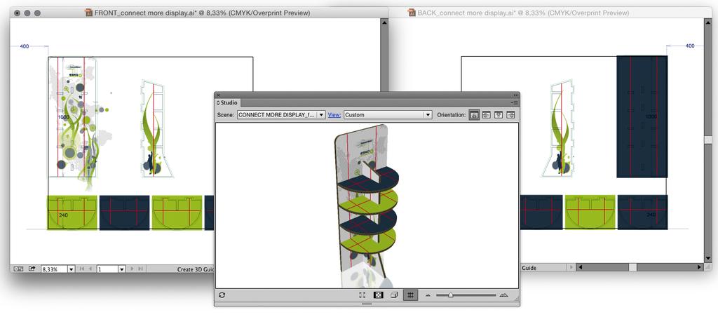 5 Para los archivos Collada creados con Studio Toolkit for Labels, puede obtener Guías 3D