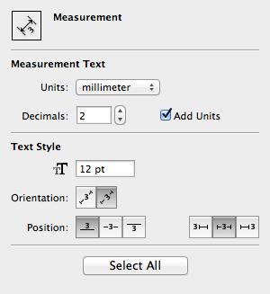 3. Realizar los cambios deseados pulsar y arrastrar las mediciones, para acercarlas o apartarlas de los puntos de intersección. para mediciones inclinadas, pulsar y arrastrar para rotar la medición.