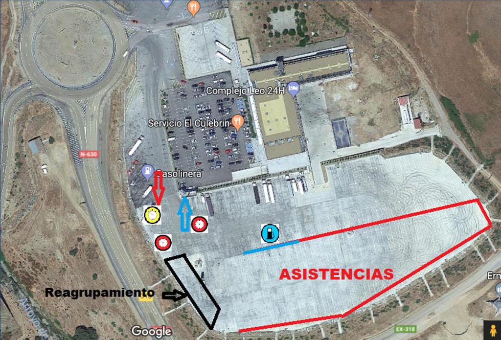 2 PARQUE DE ASISTENCIA Para el 48 RALLYE DE LA VENDIMIA, está previsto un solo Parque de Asistencia ubicado en COMPLEJO LEO, termino municipal de Monesterio, en la Salida Nº 730 de la Autovía A-66