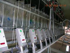 La información obtenida (producción de leche, conductividad eléctrica, tiempo de ordeño, flujo máximo, mínimo, etc.