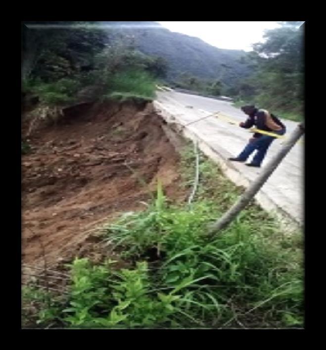Obras de protección para la vía tramo Palanda - Palanumá RVE E682, sector El Guingo, cantón Palanda TRABAJOS