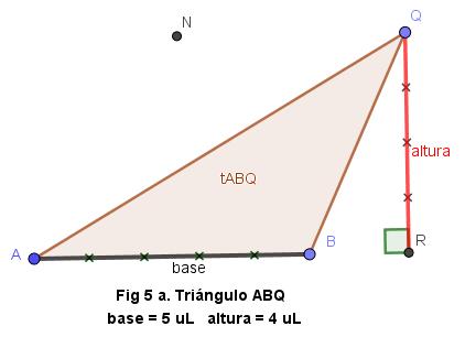 Ver aplicación Área del Triángul cn base en el rectángul: https://www.gegebra.